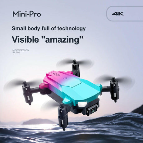 Small UAV Aerial Photography Fixed Height 4K HD Four-axis Long Battery Life Remote Control Mini - Shopway