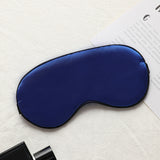 Artificial Silk Sleep Blackout Eye Mask Sleeping Solid Color - Shopway