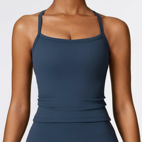 Beauty Back Yoga Quick-Drying Workout Top Sports Fitness Vest Shopway.