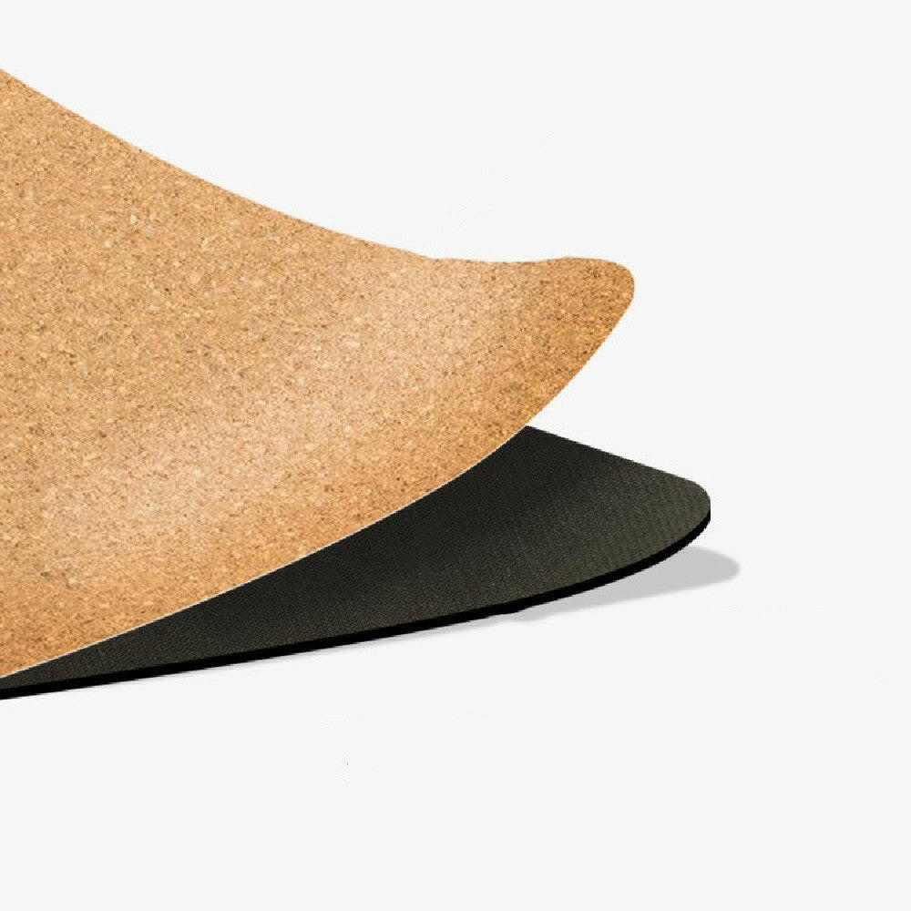 New Cork Natural Rubber Yoga Mat - Shopway