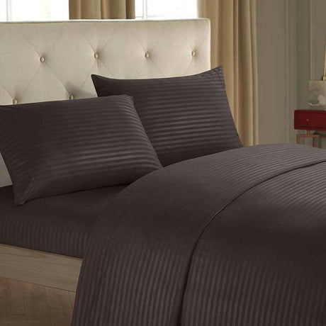 Luxury Bedding Set Bed Sheets Fitted Sets Mono Color - Shopway