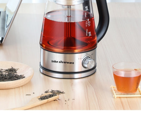 110v American Standard Household Tea Boiler Steam Spray Black Teapot Glass Electric Kettle Coffee Pot Shopway.