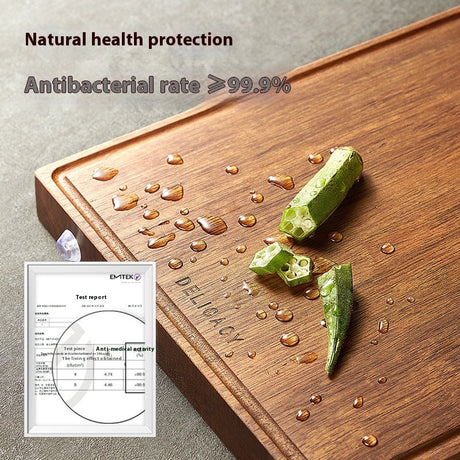 Household Kitchen Chopping Board Solid Wood Cutting Board Anti-mildew Antibacterial Shopway.