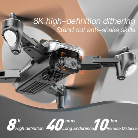 P11 Drone GPS Automatic Return 8K Aerial Photography UAV Four Sided Obstacle Avoidance Remote Control  Toy - Shopway