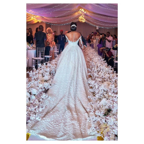Pearl Lace Wedding Gown Bridal Dress Shopway.