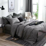 Quilt Duvet Cover 2 Pillow Cases 50x70cm Bedding Sets 3 Pcs - Shopway