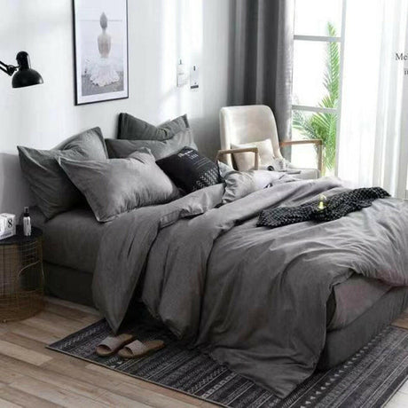 Quilt Duvet Cover 2 Pillow Cases 50x70cm Bedding Sets 3 Pcs - Shopway