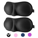 Memory Foam 3d Sleeping Eye Mask Black Simple Shading Shopway.