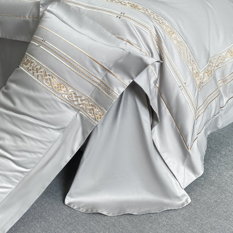 Cotton Four-piece Set Mattress Cover Embroidery Shopway.