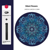 Natural Rubber Round Yoga Mat Professional - Shopway