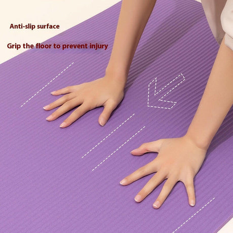 Lengthened NBR Yoga Mat Widen And Thicken Dance Gymnastic Mat - Shopway