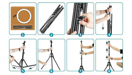 18 Ring Light LED Fill Light Mobile Phone Video Shooting Photo Photography Light - Shopway