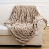 Sofa Blanket Soft Upholstery Blanket Stretch Rabbit Fur Tie-dye Shopway.