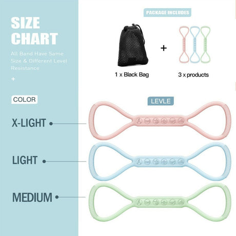 8-character Puller, 8-character Silicone Yoga Auxiliary - Shopway
