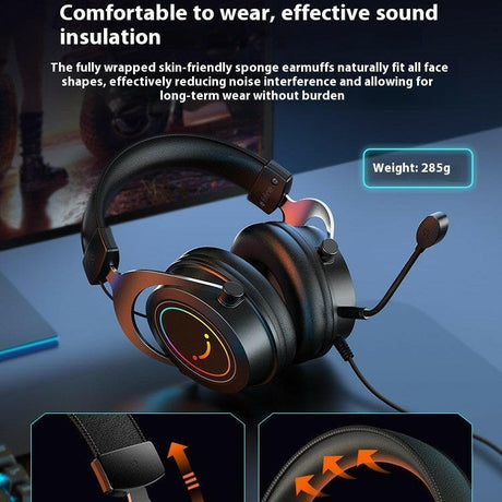 H3 Head-mounted Wired Gaming Headset For E-sports Shopway.