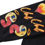 Creative Pattern Floral Print Hooded Pullover Sweatshirt Shopway.
