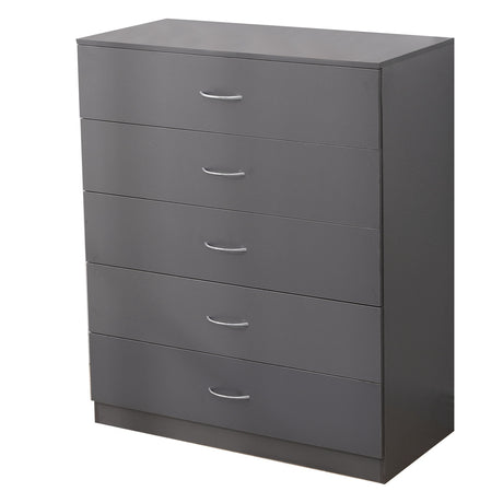 5 Layers Chest of Drawer Display Table Side Cabinet for Bedroom Living Room Kitchen Hallway Shopway.