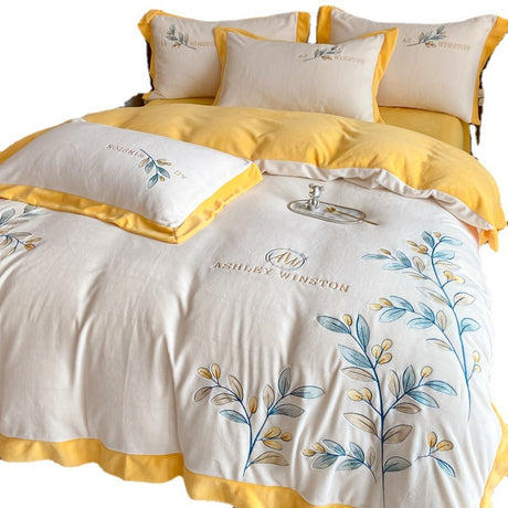 Four Sets Of Milk Velvet Embroidery Shopway.