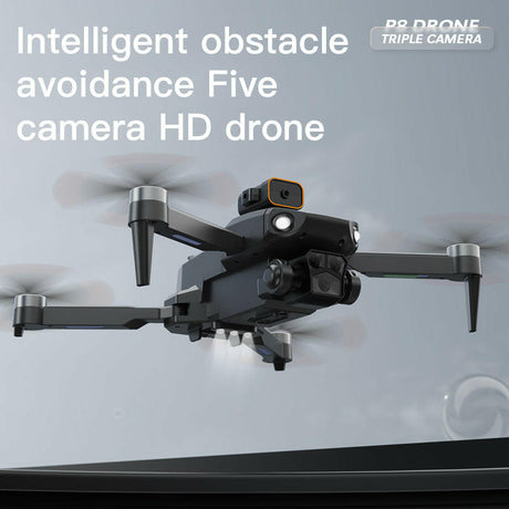 P8 Pro HD Aerial Photography Five Lens Obstacle Avoidance Drone Automatic Return GPS Quadcopter RC Airplane   Optical Flow Electric Control - Shopway