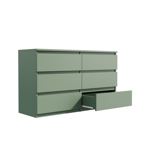 Green Large 6-drawer Cabinet Dressing Table Shopway.