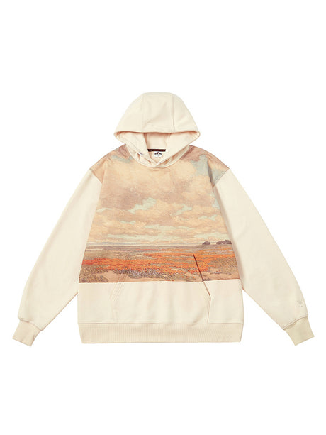 Thickened Loose Camping Top Printed Sweater Shopway.