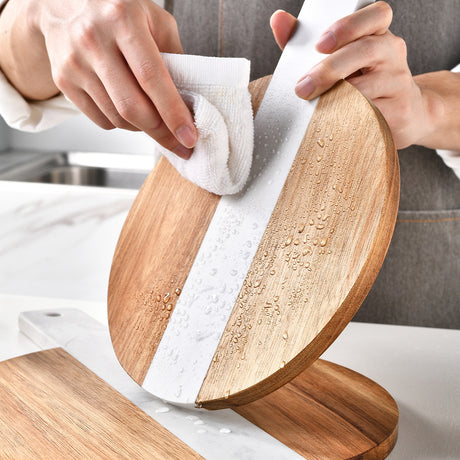 Acacia Mangium Marble Stitching Steak Chopping Board Shopway.