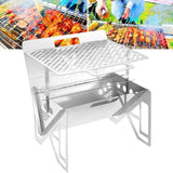 Outdoor Portable Single Grill Stainless Steel Grill Shopway.
