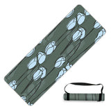 Suede Natural Rubber Beginner Yoga Mat - Shopway