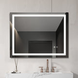 LED Light Bathroom Wall Mounted Mirror Shopway.