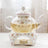 European Glass Fruit Tea Teapot British Candle Heating Shopway.