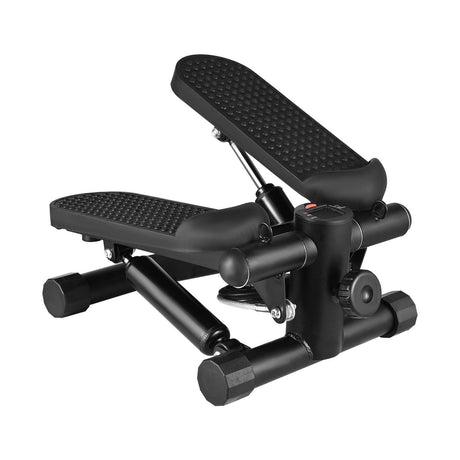 Mini Stepper For Exercise At Home With Resistance Bands LCD Display Capacity 100kg Stair Stepper - Shopway