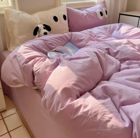 Simple Gradient Color Bed Four Sets Of Cotton Pure Shopway.