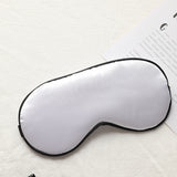 Artificial Silk Sleep Blackout Eye Mask Sleeping Solid Color - Shopway