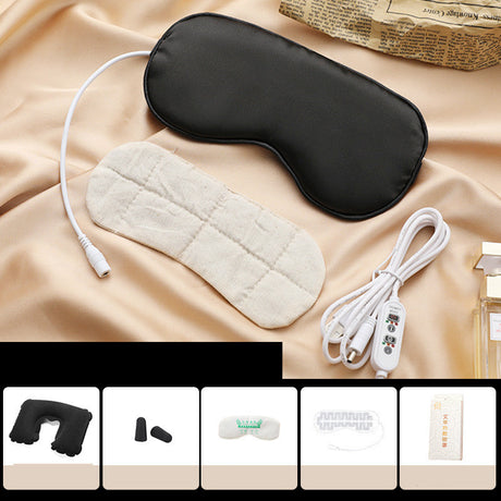 USB Hot Compress Steam Eye Mask For Sleeping Shopway.