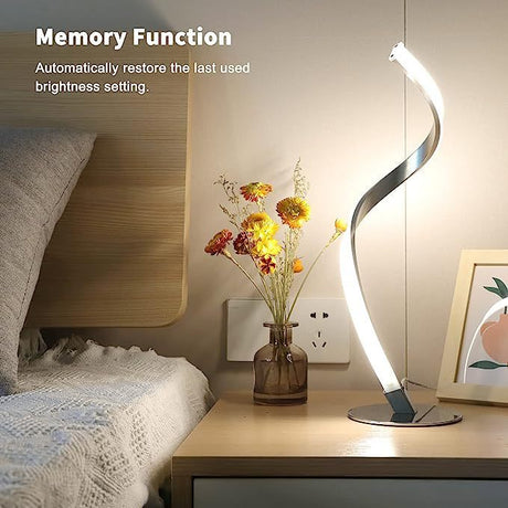 Snake Lamp Spiral Table Lamp Bedroom Bedside Small Night Lamp Shopway.