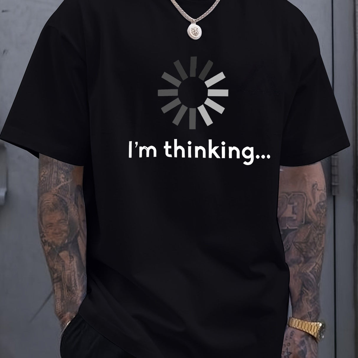 I'm Thinking Of Printing T-shirts, Men's T-shirts, Summer Casual Short Sleeved T-shirts Shopway.