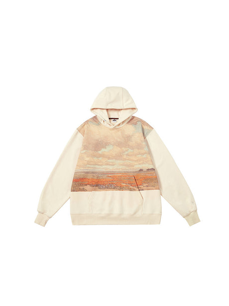 Thickened Loose Camping Top Printed Sweater Shopway.