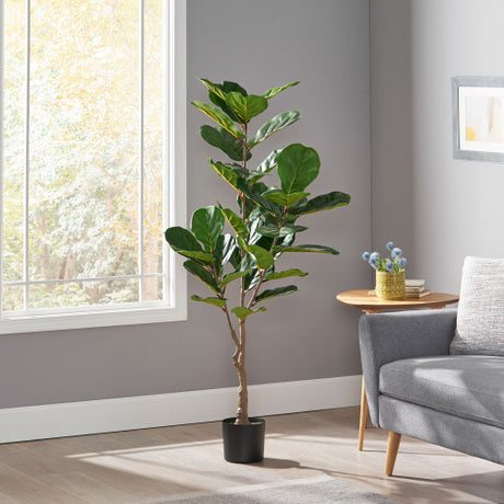 150CM Artificial Violin Leaf Fig Tree Shopway.