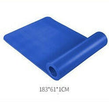 Nbr Yoga Mat Fitness Mat 10mm Thickened Widened For Beginners - Shopway