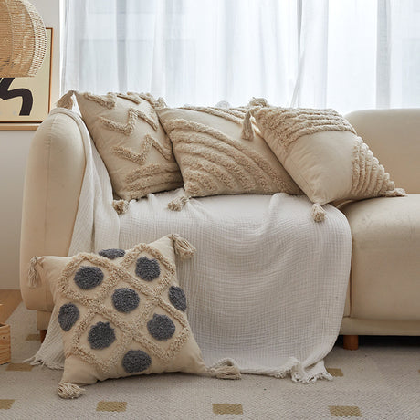 Plush Tassels And Quiet Bohemian Style Pillowcases Shopway.