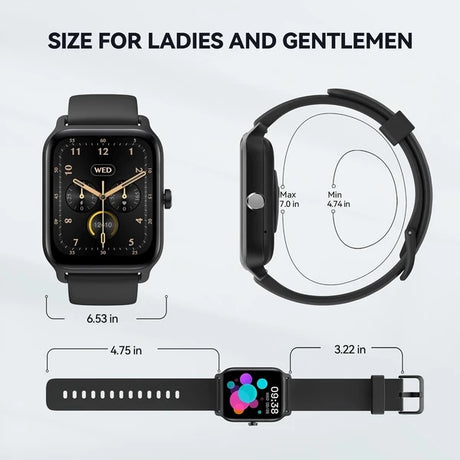 Men’s Smart Watch with Alexa Built-In – Fitness & Health Tracker with Heart Rate, SpO2, Sleep Monitor, 100 Sport Modes, Waterproof – iOS & Android Compatible Shopway.