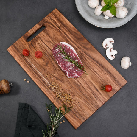 Square Acacia Mangium Large Simplicity Chopping Board Steak Cutting Household Shopway.