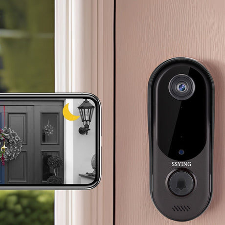 Two-Way Voice Intercom Wireless Smart WiFi Doorbell Shopway.
