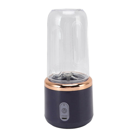 300ml Portable Blender Cordless for Shakes Juice Six Blades USB Charging with Bottle and Lid Shopway.