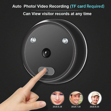 R11 Night Vision Electronic Smart  Cat Eye Doorbell Shopway.
