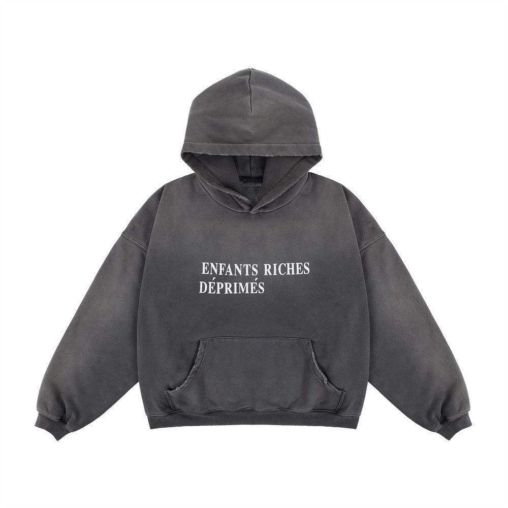 Gradient Inkjet Hooded Fleece Lined Sweater Men Shopway.