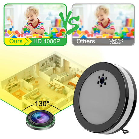 Wireless Smart Surveillance Camera Voice Conversation Security Shopway.
