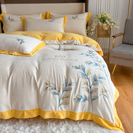 Four Sets Of Milk Velvet Embroidery Shopway.