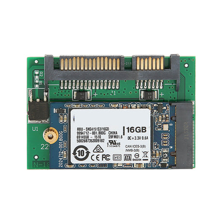 SATA Adapter M.2 SSD 2 in 1 Large Capacity Stable Reliable Portable Plug and Play Computer Accessories 16GB Shopway.