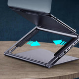 Laptop Stand With 8-in-1 Docking Station - Shopway